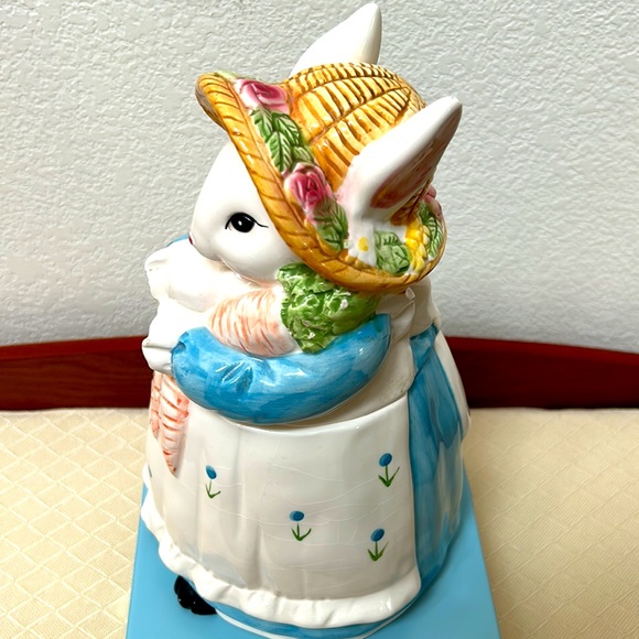 Easter Cookie Jar Bunny Rabbit - Picture 3 of 10